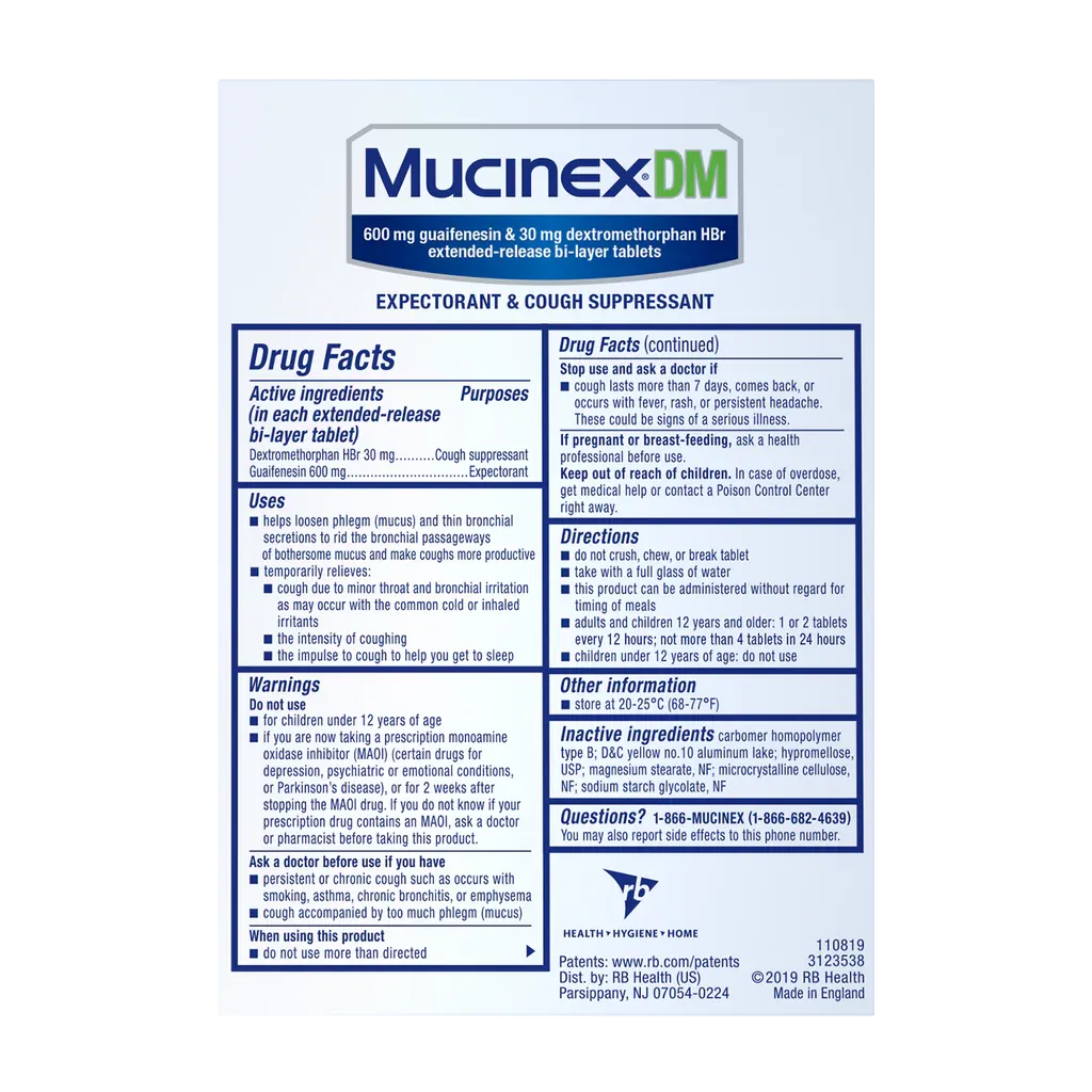 Mucinex® DM Extended-Release Bi-Layer Tablets - Image 3