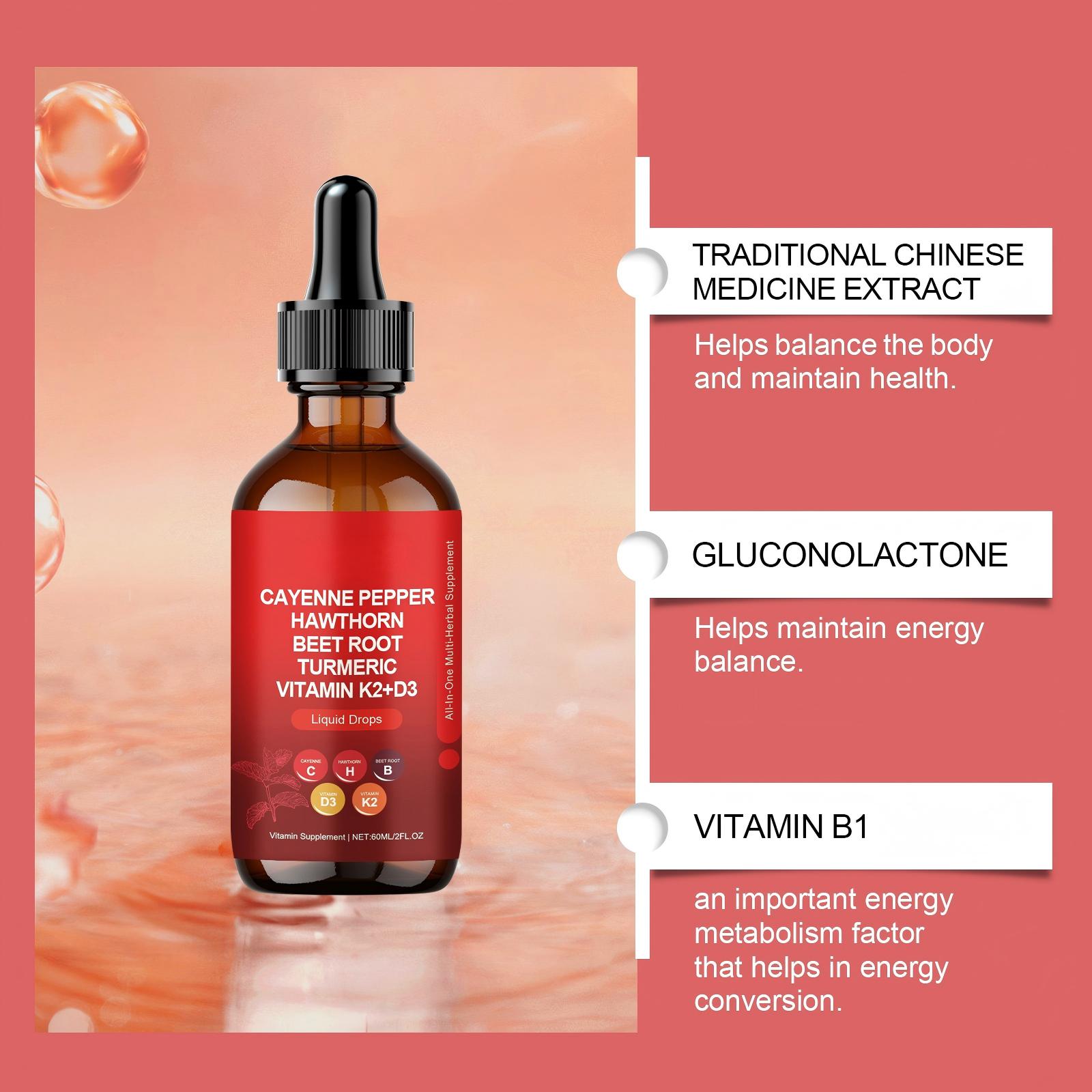 Vitamin Supplement Drops Oral Liquid Beauty Skin Care Gentle Nourishing Moisturizing Repair Daily Body Care Health Wellness - Image 3