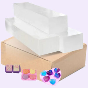 Alternative view of Pre-Cut Glycerin Soap Base Moisturizing and Whitening Solid Melt Pour Bar Soap for Skin Care for Handmade Soap DIY