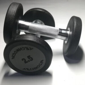 Factory Wholesale Gym Custom Round Head Pu Cast Iron Weight Lifting Dumbbells Set