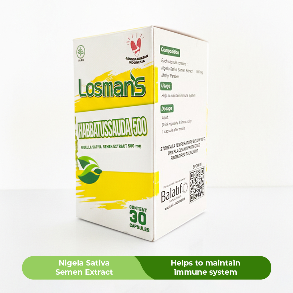 Losmans Habbatussauda contains potent Nigella Sativa seed extract and Methyl Paraben, to improve health. - Image 4