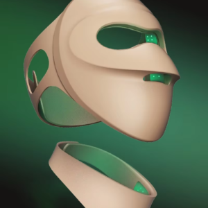 3D Silicone Face Neck Mask Rejuvenating Light Therapy Facial Mask for Skin Care Anti-Aging Wrinkle Remover
