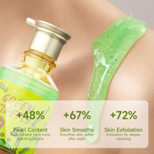 Salicylic Acid Nourishing Refreshing Moisturizing Perfumed Deep Cleansing Anti-Acne Hydrolyzed Silk Body Wash Shower Gel 500m