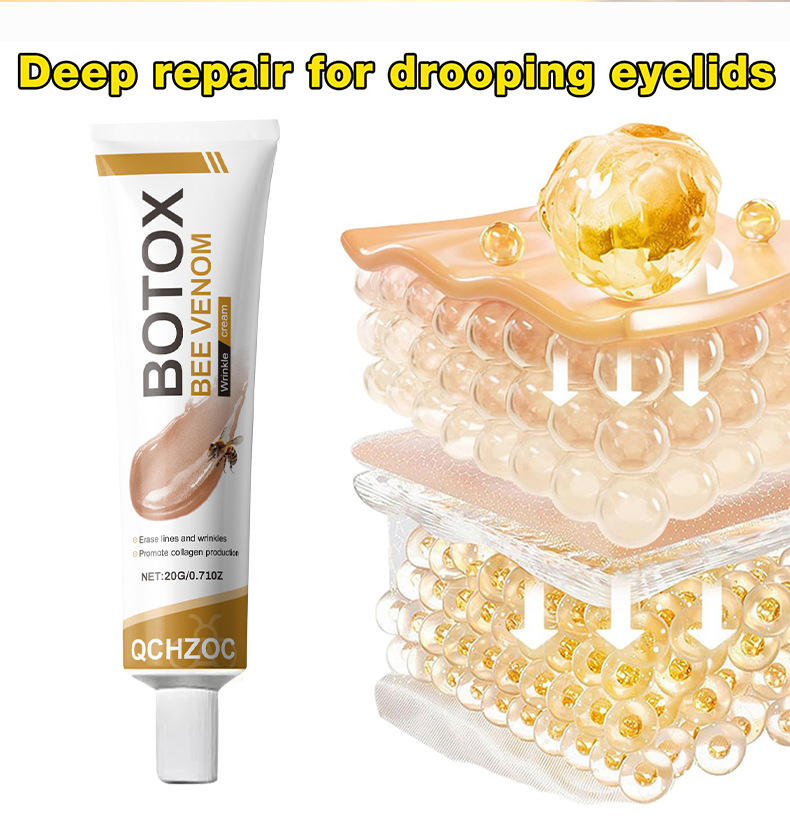 Original Factory Customized and Wholesale Effective Anti Wrinkle and Firming Skin and Face Lifting Bee Extract Face Cream - Image 3