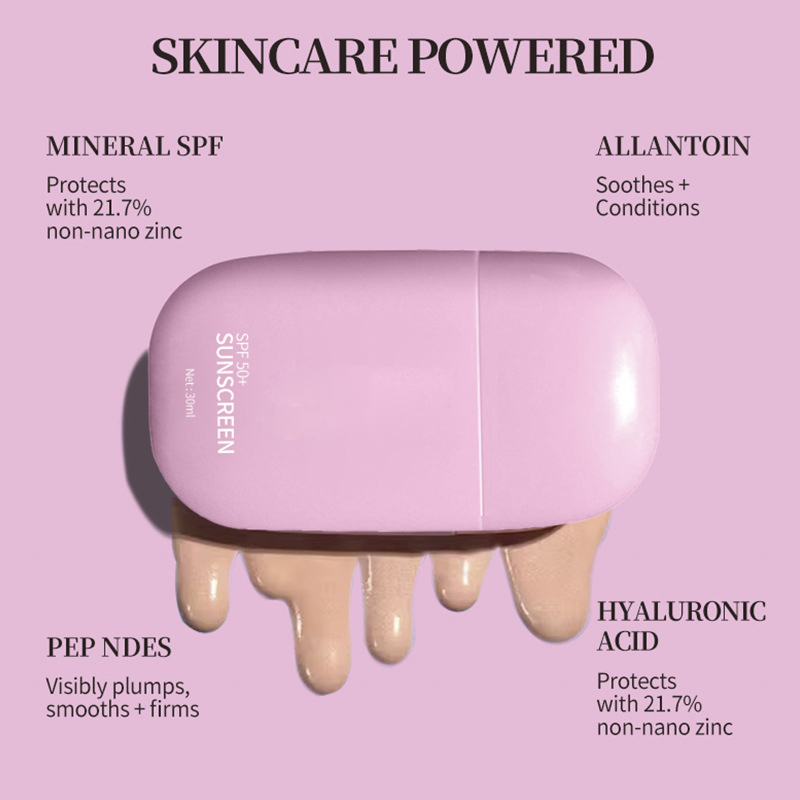 Manufacturer's Wholesale Organic Sunscreen Summer UV Protection SPF50+ Moisturizing Facial Body Isolation Cream with SPF50+ - Image 2