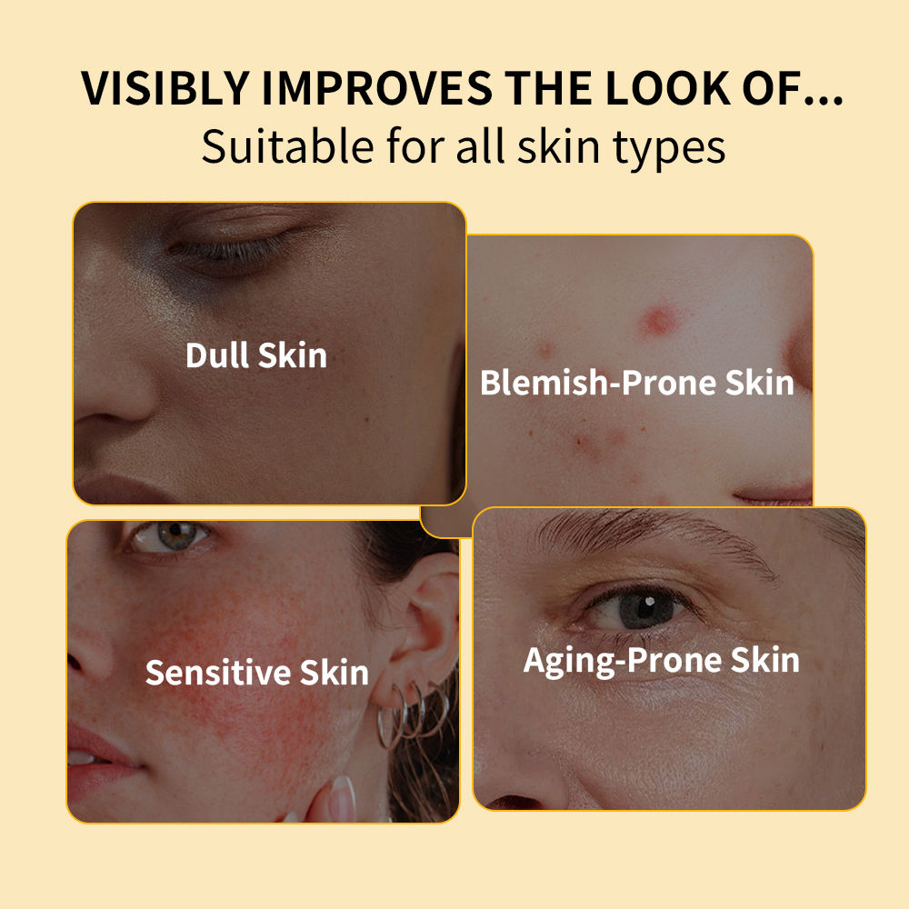 Turmeric Niacinamide Vitamin E Anti-Acne Exfoliator Whitening Liquid Face Serum for Skin Care Private Label - Image 3