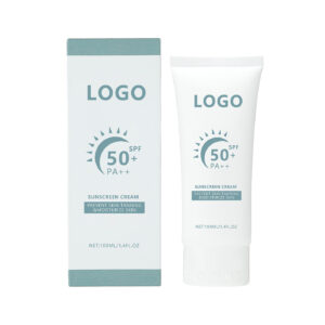 Custom Logo Natural Organic Centella Asiatica Sunscreen SPF 50+ High Protection Hydrating Sunscreen Blocks UV Rays