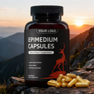 Epimedium Softgel with 30% Icariin for Improved Sexual Function Natural Tonic and Adaptogen Support Bulk Private Label