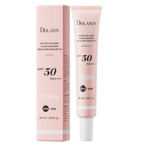 Alternative view of OEM Customized Salmon Collagen DNA PDRN SPF50 50ml Brightening & Moisturizing Facial Sun Cream Isolate Ultraviolet Rays