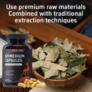 Alternative view of Epimedium Softgel with 30% Icariin for Improved Sexual Function Natural Tonic and Adaptogen Support Bulk Private Label