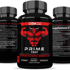 OEM Male Enhancement Softgel Capsule T-Booster with Organic Maca for Stamina Endurance & Strength 60 Capsules