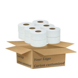 Alternative view of High Quality Cheap Custom Private Label Toilet Paper Bath Tissue Toilet Paper 300 Sheet 3 Layer Soft Toilet Paper 100g 48 Roll