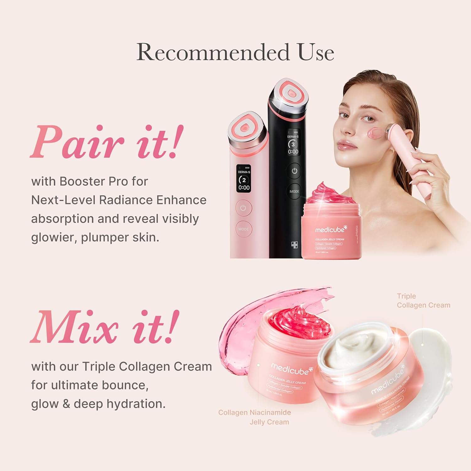 Moisturizing Jelly Cream with Collagen and Niacinamide for Hydrated, Glowing Skin - Image 2