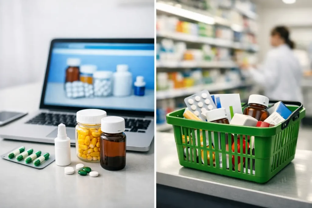 Online Pharmacy Versus Supermarket Pharmacy