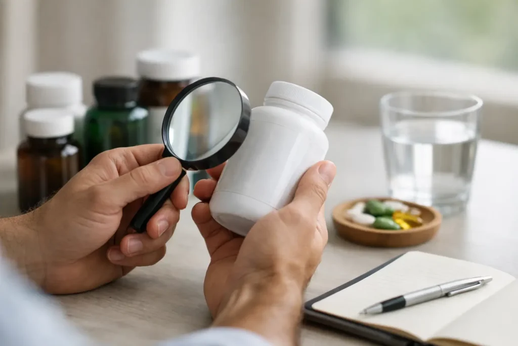 Supplement Label Reading Guide for Smarter Buys