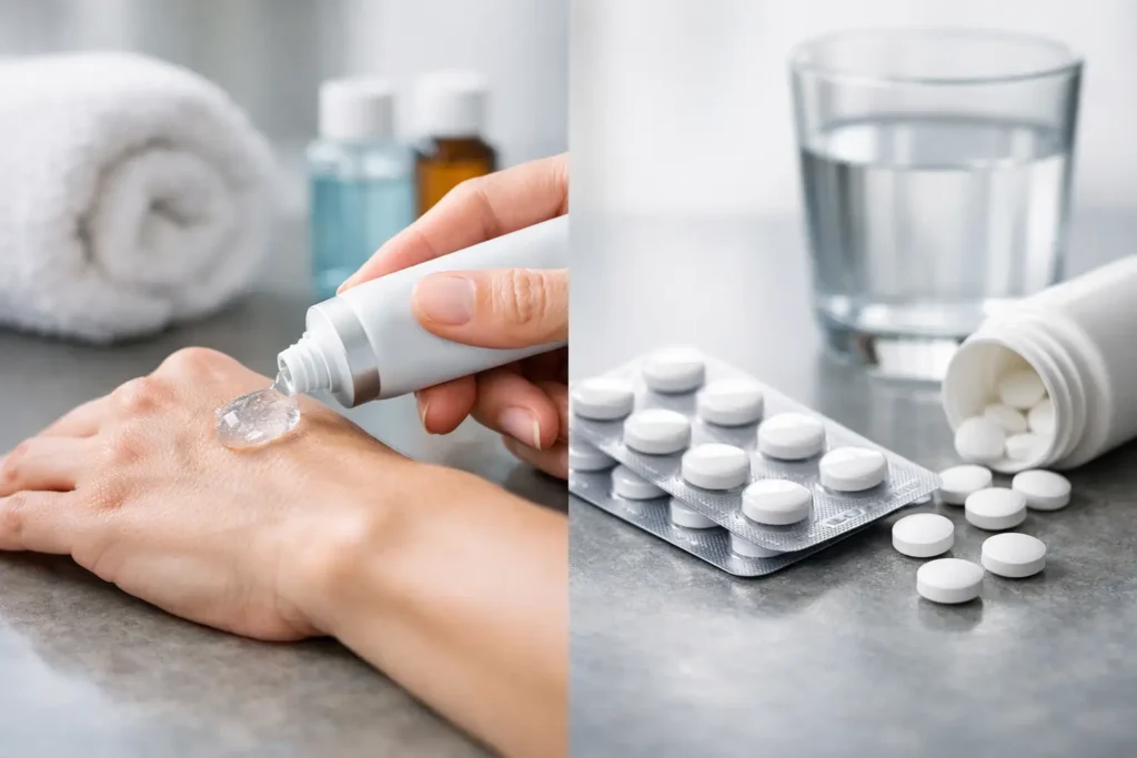 Pain Gel vs Pain Tablets: Which Fits Your Pain?